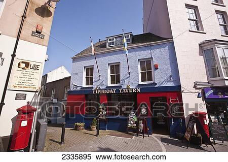 Life Boat Tavern Pub; Tenby, Pembrokeshire Coast Path, Wales, United Kingdom View Large Photo Image Stock Photography - Life Boat Tavern Pub; Tenby, Pembrokeshire Coast Path, Wales, United Kingdom. Fotosearch
