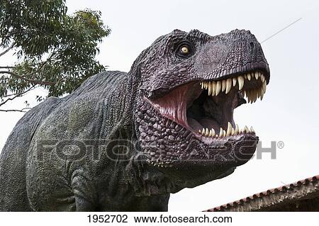 Life-size model of a Tyrannosaurus Rex on display at the Cretacic Park by Cal Orck'o, Chuquisaca Department, Bolivia View Large Photo Image Stock Image - Life-size model of a Tyrannosaurus Rex on display at the Cretacic Park by Cal Orck'o, Chuquisaca Department, Bolivia. Fotosearch