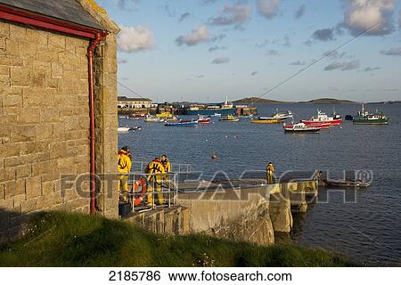Lifeboat Station At Hugh Town, St Mary's, Isles Of Scilly, Cornwall, Uk, Europe View Large Photo Image Stock Photograph - Lifeboat Station At Hugh Town, St Mary's, Isles Of Scilly, Cornwall, Uk, Europe. Fotosearch