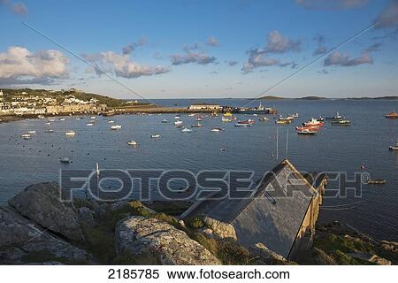 Lifeboat Station At Hugh Town, St Mary's, Isles Of Scilly, Cornwall, Uk, Europe View Large Photo Image Stock Photography - Lifeboat Station At Hugh Town, St Mary's, Isles Of Scilly, Cornwall, Uk, Europe. Fotosearch