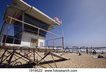 Lifegaurd Station View Large Photo Image Stock Image - Lifegaurd Station. Fotosearch