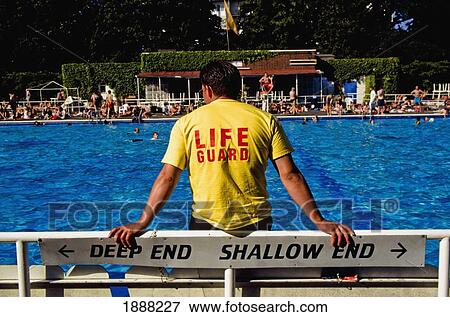 Lifeguard At Brockwell Lido View Large Photo Image Stock Photo - Lifeguard At Brockwell Lido. Fotosearch