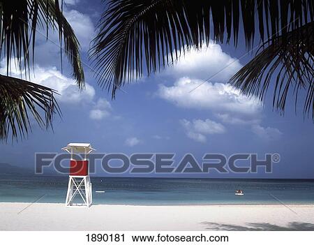 Lifeguards Tower On Beach View Large Photo Image Stock Image - Lifeguards Tower On Beach. Fotosearch