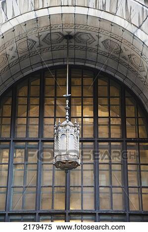 Light Hanging In An Arched Entrance; Montreal Quebec Canada View Large Photo Image Stock Photography - Light Hanging In An Arched Entrance; Montreal Quebec Canada. Fotosearch