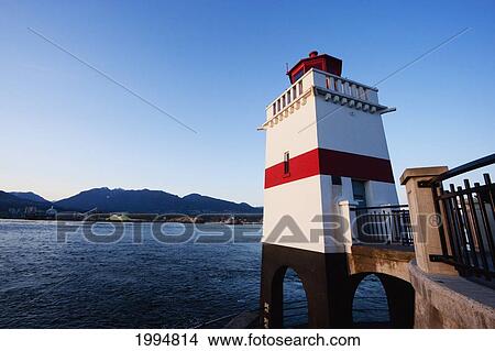 Lighthouse At Brockton Point In Stanley Park, Vancouver, British Columbia, Canada View Large Photo Image Picture - Lighthouse At Brockton Point In Stanley Park, Vancouver, British Columbia, Canada. Fotosearch