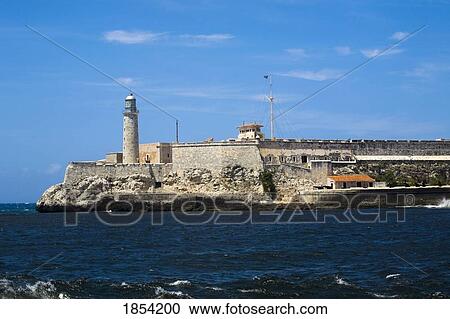 Lighthouse At Morro Castle; Havana, Cuba View Large Photo Image Stock Image - Lighthouse At Morro Castle; Havana, Cuba. Fotosearch