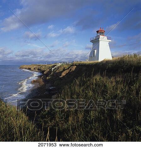 Lighthouse At Sunrise, Baie-Des-Chaleurs, Bonaventure, Gaspe Coast, Quebec View Large Photo Image Stock Image - Lighthouse At Sunrise, Baie-Des-Chaleurs, Bonaventure, Gaspe Coast, Quebec. Fotosearch