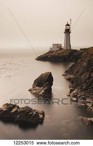 Lighthouse; British Columbia, Canada View Large Photo Image Stock Photography - Lighthouse; British Columbia, Canada. Fotosearch