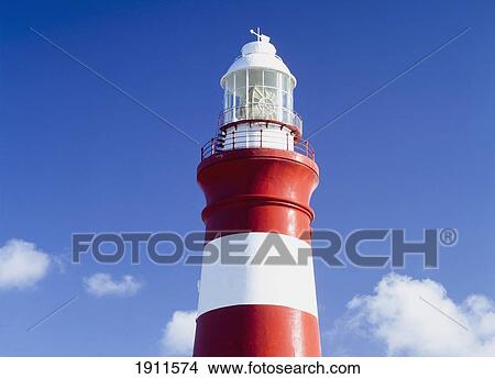 Picture - Lighthouse, Cape Agulhas, South Africa.. Fotosearch