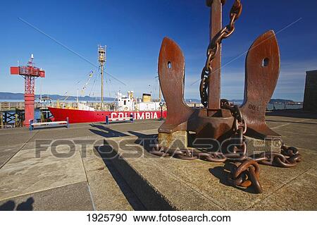 Lightship Columbia And Columbia River Maritime Museum; Astoria, Oregon, United States Of America View Large Photo Image Stock Image - Lightship Columbia And Columbia River Maritime Museum; Astoria, Oregon, United States Of America. Fotosearch