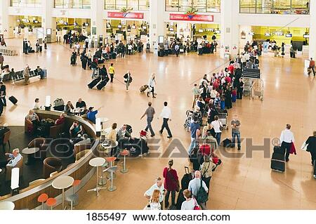 Line In Airport, Costa Del Sol, Malaga, Spain View Large Photo Image Stock Photo - Line In Airport, Costa Del Sol, Malaga, Spain. Fotosearch