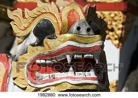 Lion statue at a Buddhist temple; Mae Hong Son Province, Thailand View Large Photo Image Stock Image - Lion statue at a Buddhist temple; Mae Hong Son Province, Thailand. Fotosearch