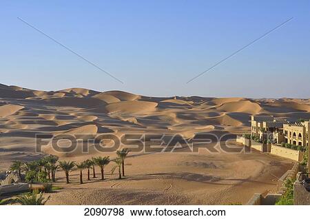 Liwa Desert Dunes In Qasr Al Sarab, Abu Dhabi View Large Photo Image Stock Photo - Liwa Desert Dunes In Qasr Al Sarab, Abu Dhabi. Fotosearch