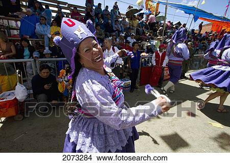 Llamerada Dancer In The Procession Of The Carnaval De Oruro, Oruro, Bolivia View Large Photo Image Picture - Llamerada Dancer In The Procession Of The Carnaval De Oruro, Oruro, Bolivia. Fotosearch