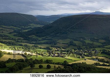 Stock Photograph - Llanthony Valley. Fotosearch