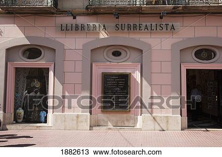 Stock Image - Llibreria Surrealista, A Part Of The Dali Theatre And Museum; Figueres, Spain. Fotosearch