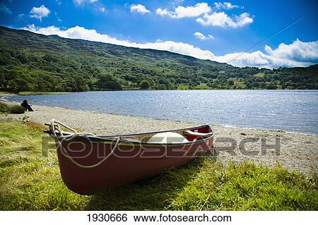 Stock Photograph - Llyn Gwynant Campsite, Nantgwynant, Snowdonia National Park, North Wales. Fotosearch