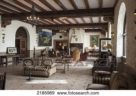 Lobby Of The Historic Holland Hotel, Alpine, Texas, Usa View Large Photo Image Stock Photo - Lobby Of The Historic Holland Hotel, Alpine, Texas, Usa. Fotosearch