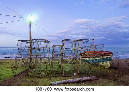 Lobster Pots At The Coast. View Large Photo Image Stock Image - Lobster Pots At The Coast.. Fotosearch