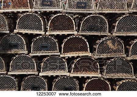 Lobster traps; Prince Edward Island, Canada View Large Photo Image Stock Photo - Lobster traps; Prince Edward Island, Canada. Fotosearch
