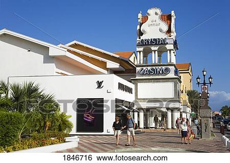 Local Achitecture; Crystal Casino, Oranjestad, Aruba Island, Kingdom Of The Netherlands. View Large Photo Image Stock Photograph - Local Achitecture; Crystal Casino, Oranjestad, Aruba Island, Kingdom Of The Netherlands.. Fotosearch