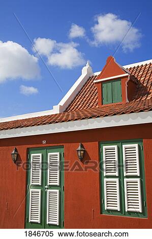Local Achitecture; History Museum, Oranjestad, Aruba Island, Kingdom Of The Netherlands. View Large Photo Image Stock Photography - Local Achitecture; History Museum, Oranjestad, Aruba Island, Kingdom Of The Netherlands.. Fotosearch