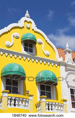 Local Architecture; Holland Aruba Mall, Oranjestad, Island Of Aruba, Aruba, Kingdom Of The Netherlands View Large Photo Image Stock Image - Local Architecture; Holland Aruba Mall, Oranjestad, Island Of Aruba, Aruba, Kingdom Of The Netherlands. Fotosearch