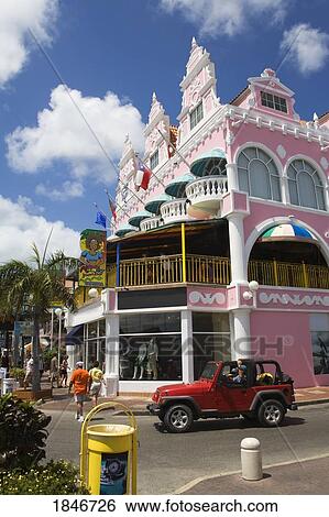 Local Architecture; Royal Plaza Mall, Oranjestad, Island Of Aruba, Aruba, Kingdom Of The Netherlands View Large Photo Image Stock Photograph - Local Architecture; Royal Plaza Mall, Oranjestad, Island Of Aruba, Aruba, Kingdom Of The Netherlands. Fotosearch