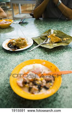 Stock Image - Local Dishes Including Ice Kachang. Fotosearch