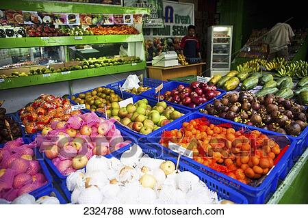 Local Fruit Market, Pemogan, Bali, Indonesia View Large Photo Image Stock Photo - Local Fruit Market, Pemogan, Bali, Indonesia. Fotosearch