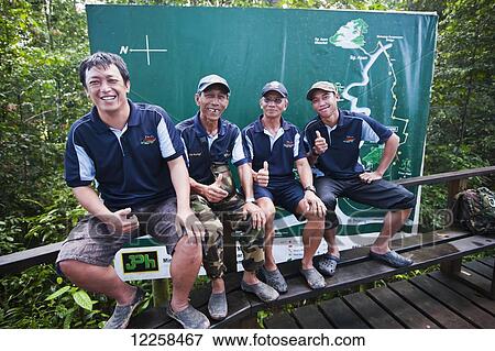 Local tour guides at canopy walk at Ulu Temburong National Park; Brunei View Large Photo Image Stock Photo - Local tour guides at canopy walk at Ulu Temburong National Park; Brunei. Fotosearch