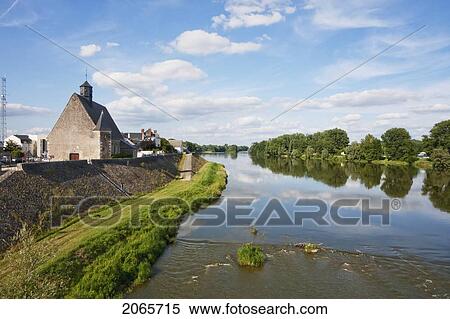 Stock Photography - Loire River, Amboise, France. Fotosearch
