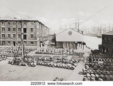 London Docks, Port Of London, London, England In The Late 19Th Century. From London, Historic And Social, Published 1902. View Large Photo Image Stock Image - London Docks, Port Of London, London, England In The Late 19Th Century. From London, Historic And Social, Published 1902.. Fotosearch