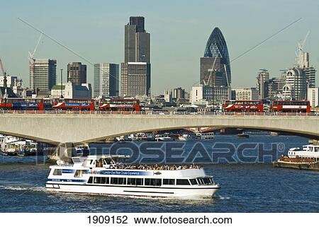 Stock Image - London Downtown Skyline, England, Uk. Fotosearch