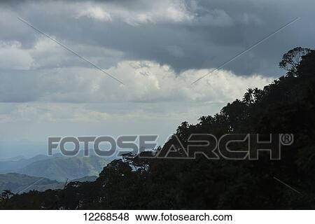 Looking across small hills towards Blantyre with silhouette of Zomba forest in the foreground; Malawi View Large Photo Image Stock Photo - Looking across small hills towards Blantyre with silhouette of Zomba forest in the foreground; Malawi. Fotosearch