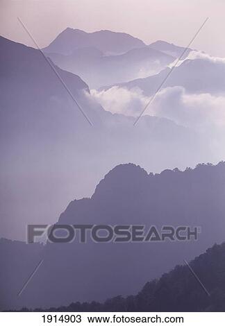 Looking Across The Mountains At Dusk View Large Photo Image Stock Image - Looking Across The Mountains At Dusk. Fotosearch