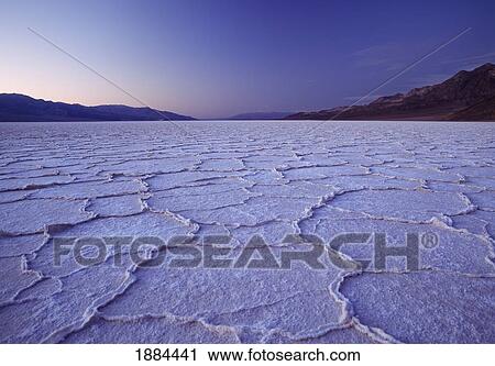 Looking Across The Purple Saltpans At Badwater At Dusk View Large Photo Image Stock Image - Looking Across The Purple Saltpans At Badwater At Dusk. Fotosearch