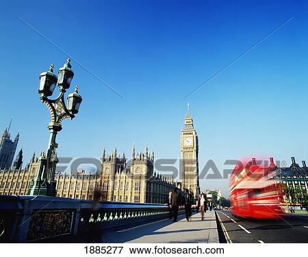 Looking Along Westminster Bridge Toward View Large Photo Image Stock Photo - Looking Along Westminster Bridge Toward. Fotosearch