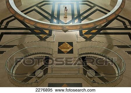 Looking down inside the Museum of Islamic Art; Doha, Qatar View Large Photo Image Stock Photography - Looking down inside the Museum of Islamic Art; Doha, Qatar. Fotosearch