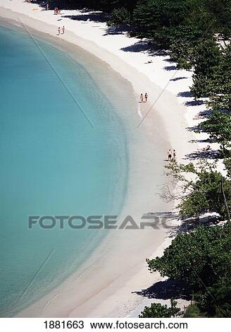 Looking Down To People On Morne Rouge Beach View Large Photo Image Stock Image - Looking Down To People On Morne Rouge Beach. Fotosearch