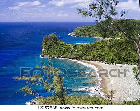 Looking out across the coastline of the main island of Vavau Island; Tonga View Large Photo Image Stock Photo - Looking out across the coastline of the main island of Vavau Island; Tonga. Fotosearch