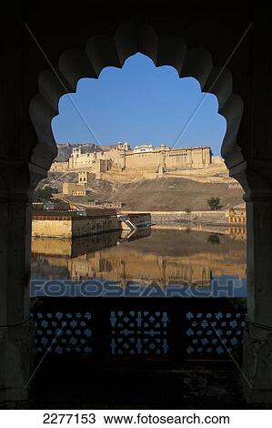 Looking out of archway to Amber Fort; Amer, Jaipur, India View Large Photo Image Stock Image - Looking out of archway to Amber Fort; Amer, Jaipur, India. Fotosearch