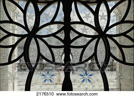 Looking Out Through The Main Doors To People Walking Through Courtyard Of The Sheikh Zayed Grand Mosqueabu Dhabi, United Arab Emirates View Large Photo Image Stock Image - Looking Out Through The Main Doors To People Walking Through Courtyard Of The Sheikh Zayed Grand Mosqueabu Dhabi, United Arab Emirates. Fotosearch