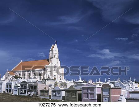 Looking Over Graves To Church View Large Photo Image Stock Photography - Looking Over Graves To Church. Fotosearch