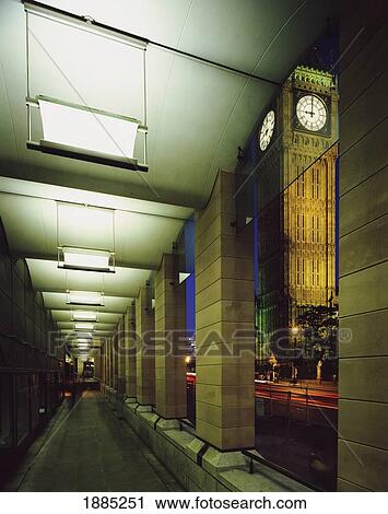 Looking Through Arches Of The Front Of Westminster Station Towards Big Ben View Large Photo Image Stock Image - Looking Through Arches Of The Front Of Westminster Station Towards Big Ben. Fotosearch