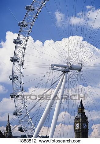 Looking Through London Eye Millennium Wheel Towards Big Ben View Large Photo Image Stock Image - Looking Through London Eye Millennium Wheel Towards Big Ben. Fotosearch