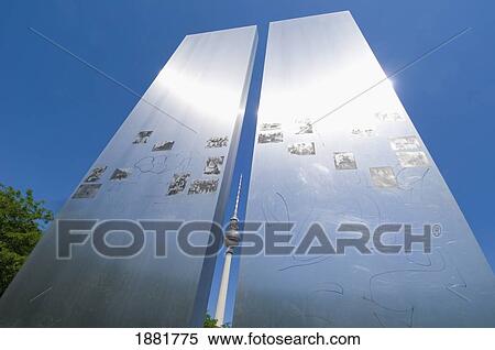 Looking Through Marx-Engels Forum To Fernsehturm View Large Photo Image Stock Photography - Looking Through Marx-Engels Forum To Fernsehturm. Fotosearch