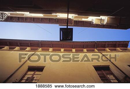 Stock Photography - Looking Up At Buildings In Palma. Fotosearch