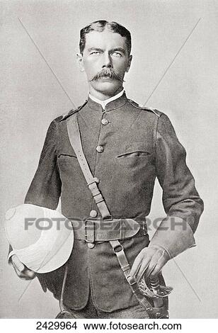 Lord Kitchener in 1882 as Major of the Egyptian Cavalry. Field Marshal Horatio Herbert Kitchener, 1st Earl Kitchener, 1850 View Large Photo Image Picture - Lord Kitchener in 1882 as Major of the Egyptian Cavalry. Field Marshal Horatio Herbert Kitchener, 1st Earl Kitchener, 1850. Fotosearch