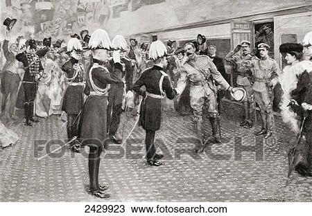 Lord Kitchener's homecoming in 1902 from South Africa. After a drawing by W. Hatherell. Field Marshal Horatio Herbert Kitchener, 1st Earl Kitchener, 1850 View Large Photo Image Stock Image - Lord Kitchener's homecoming in 1902 from South Africa. After a drawing by W. Hatherell. Field Marshal Horatio Herbert Kitchener, 1st Earl Kitchener, 1850. Fotosearch